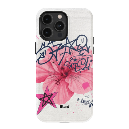 Grafitti Blossom iPhone Case