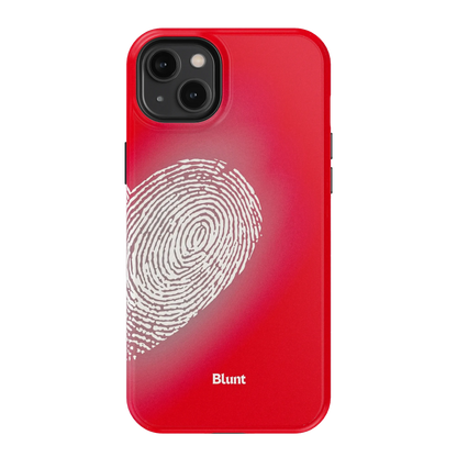 Heart Print Red iPhone Case