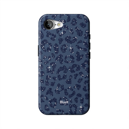 Blue Cheetah Print iPhone Case