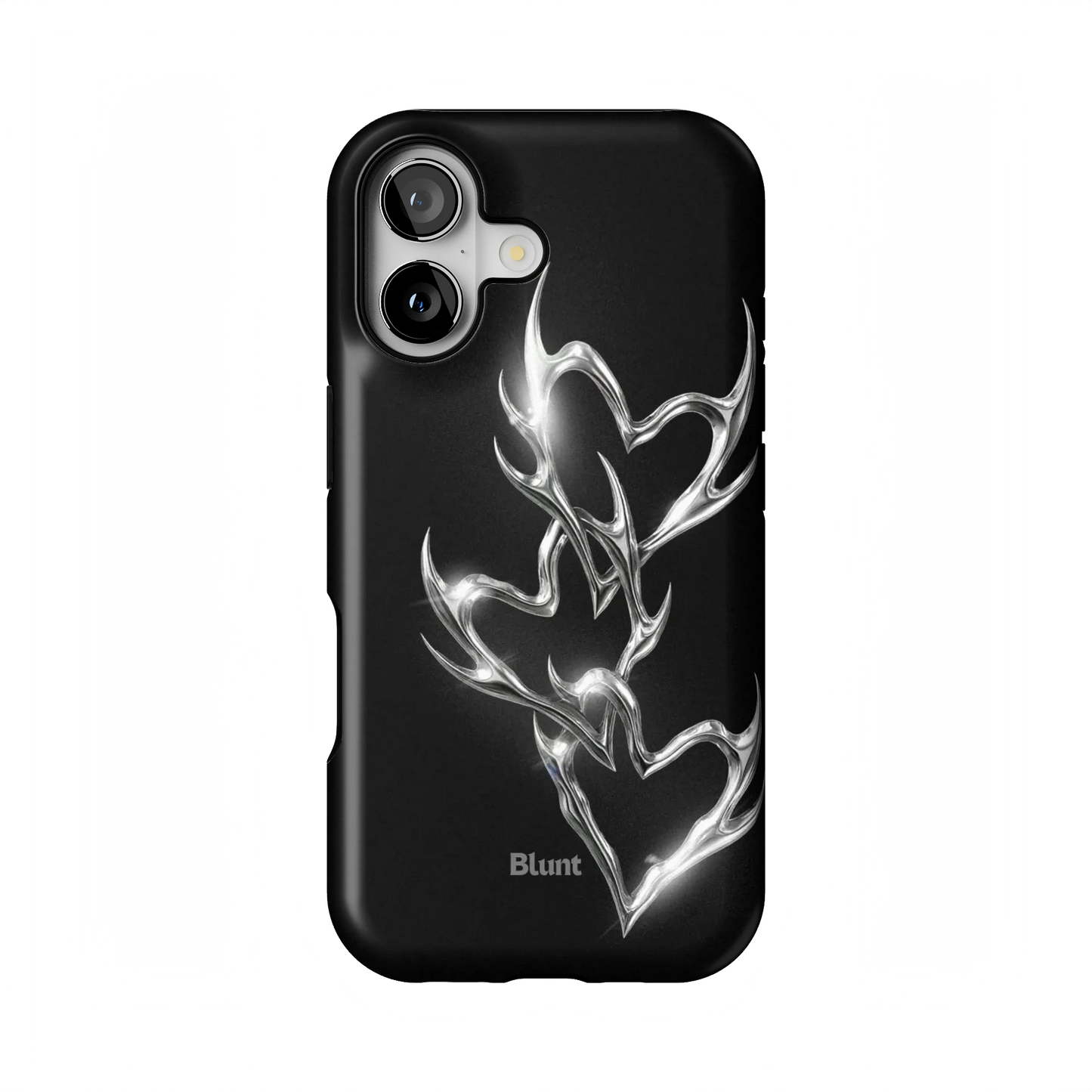 Chrome Flame iPhone Case