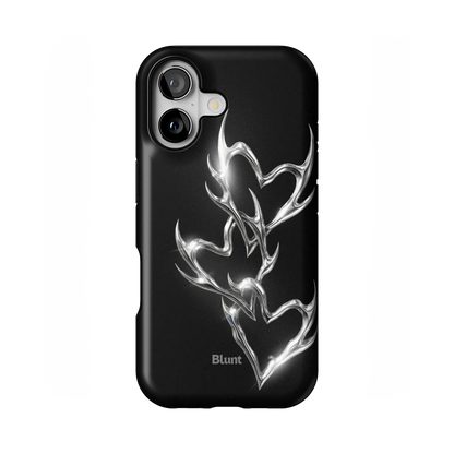 Chrome Flame iPhone Case