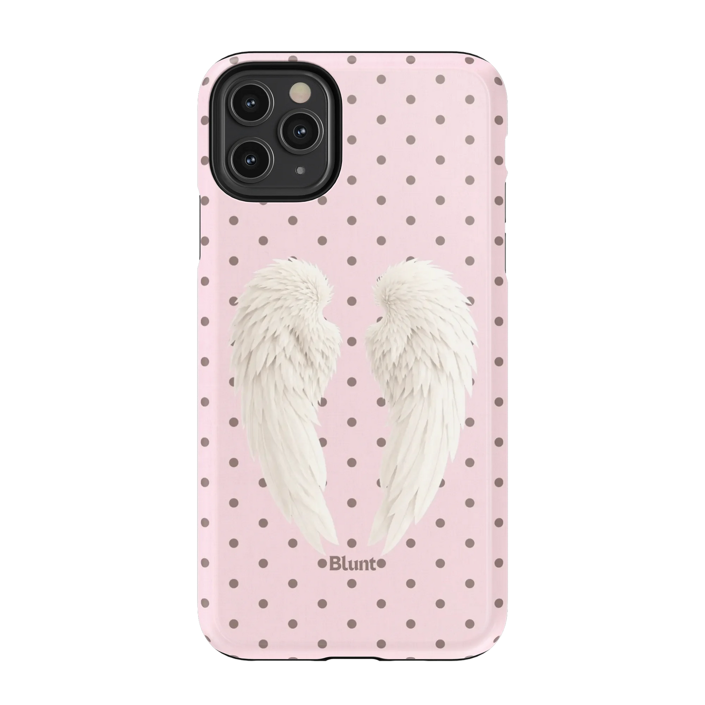 Pink Polka Wing iPhone Case