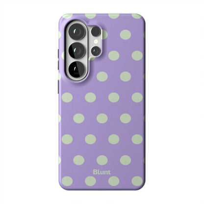 Lavender Mint Polka Samsung Case
