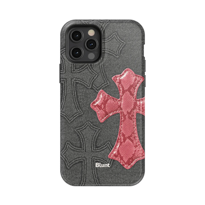 Pinkscale Cross iPhone Case