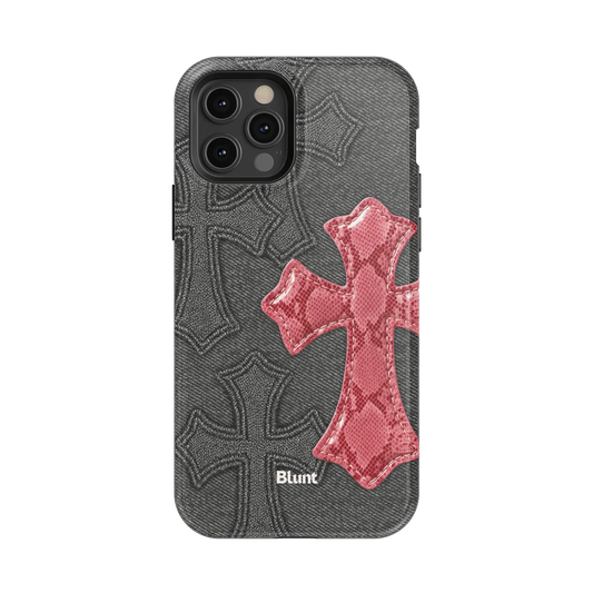 Pinkscale Cross iPhone Case