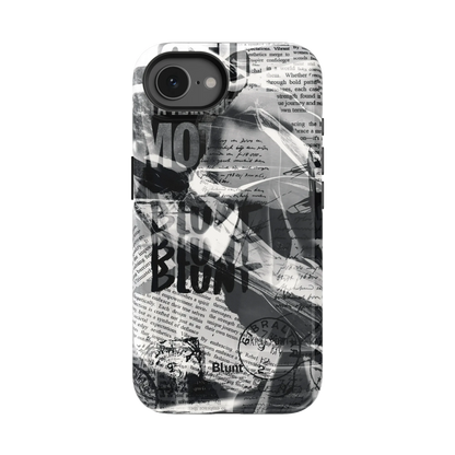 Black Love Letter iPhone Case
