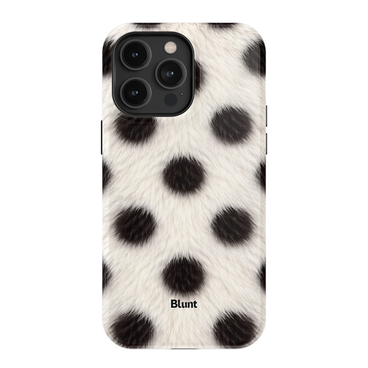 Polka Fuzz iPhone Case