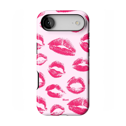 Kiss Me in Pink iPhone Case
