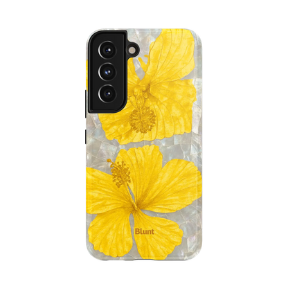 Yellow Coconut Bloom Samsung Case