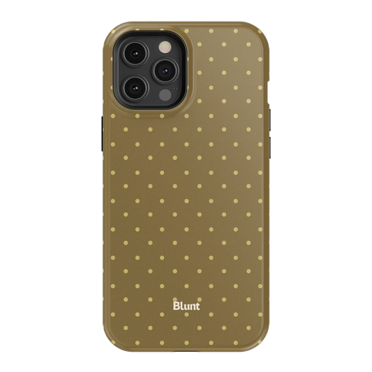 Olive Dot iPhone Case