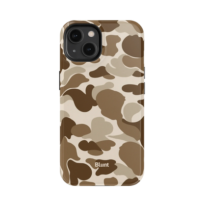 Brown Camo iPhone Case