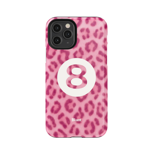 Pink Cheetah Magic 8 iPhone Case