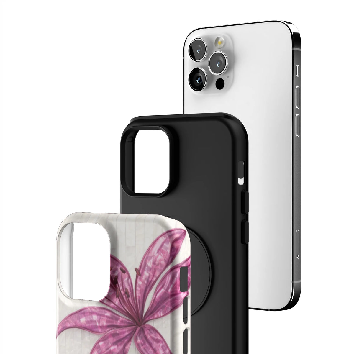 Purple-Floral-Luster-iphone-case-iPhone 12 Pro-3