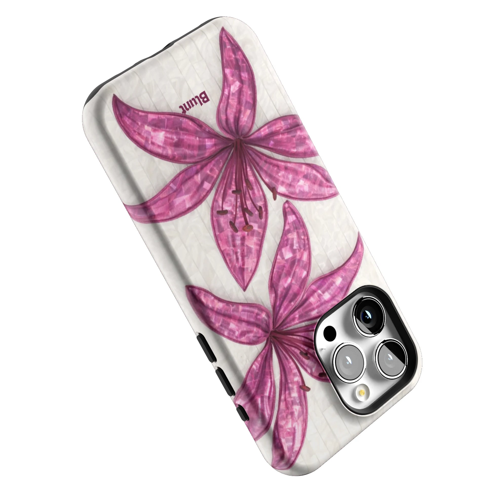 Purple-Floral-Luster-iphone-case-iPhone 15 Pro Max-4