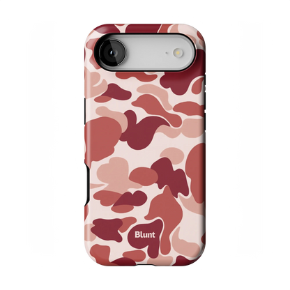 Reddish Camo iPhone Case
