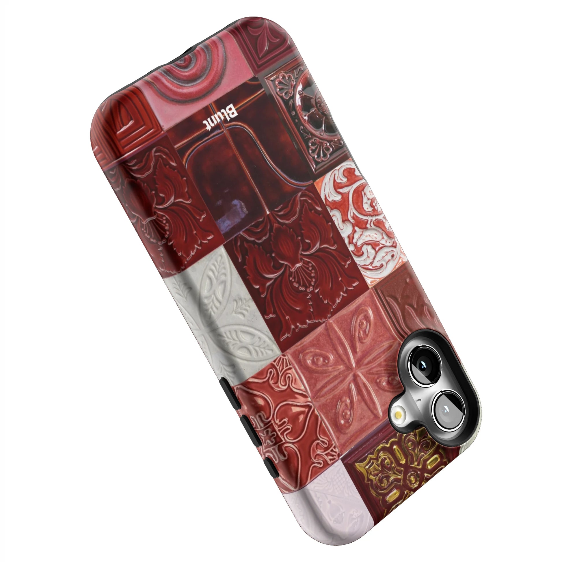 Checkered-Rouge-iphone-case-iPhone 16 Plus-4