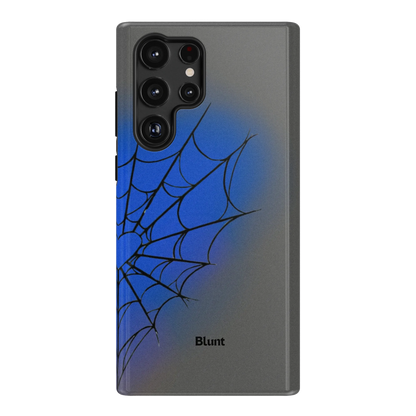 Grey Blue Web Samsung Case