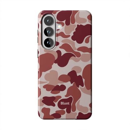 Reddish Camo Samsung Case
