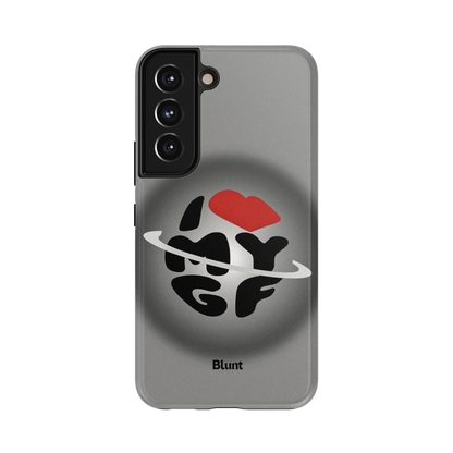 Grey Aura Girlfriend Samsung Case