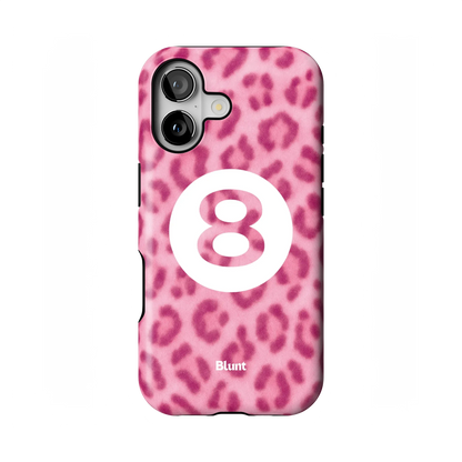 Pink Cheetah Magic 8 iPhone Case