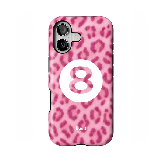 Pink Cheetah Magic 8 iPhone Case