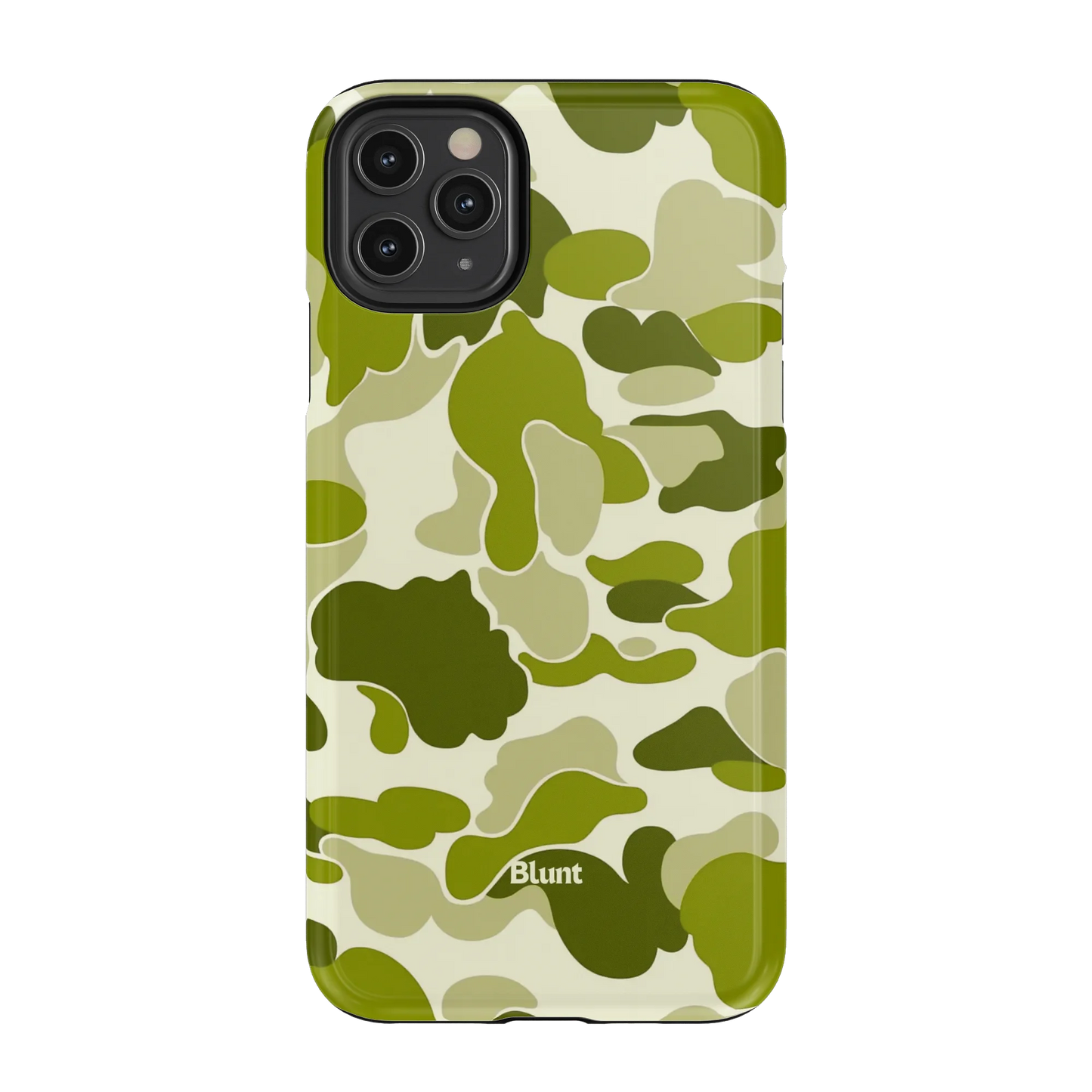 Lime Camo iPhone Case