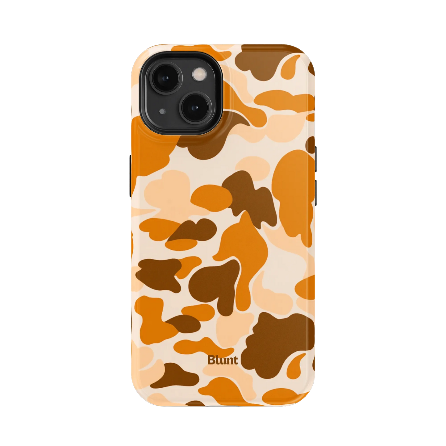 Orange Camo iPhone Case