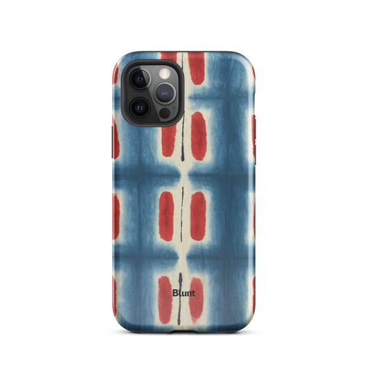 Indigo Blocks iPhone Case - Blunt Cases