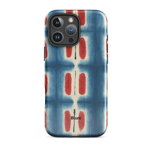 Indigo Blocks iPhone Case - Blunt Cases