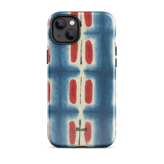 Indigo Blocks iPhone Case - Blunt Cases