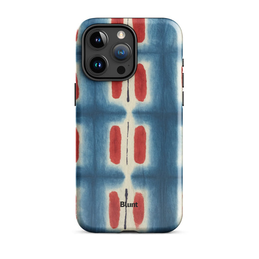 Indigo Blocks iPhone Case - Blunt Cases