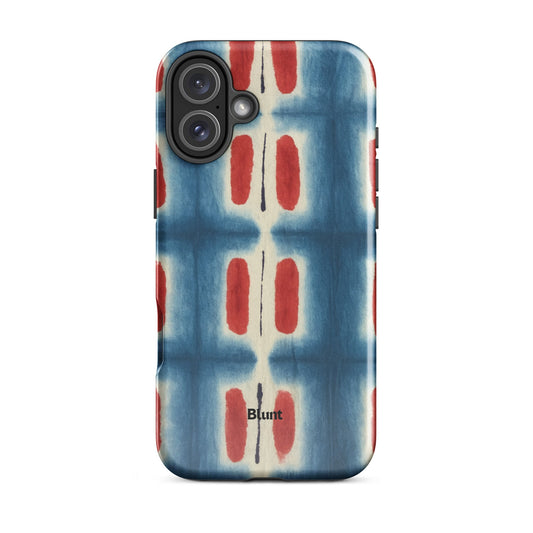 Indigo Blocks iPhone Case - Blunt Cases