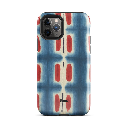 Indigo Blocks iPhone Case - Blunt Cases
