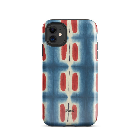 Indigo Blocks iPhone Case - Blunt Cases