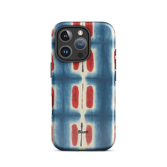 Indigo Blocks iPhone Case - Blunt Cases