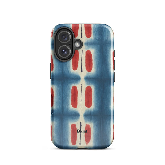 Indigo Blocks iPhone Case - Blunt Cases
