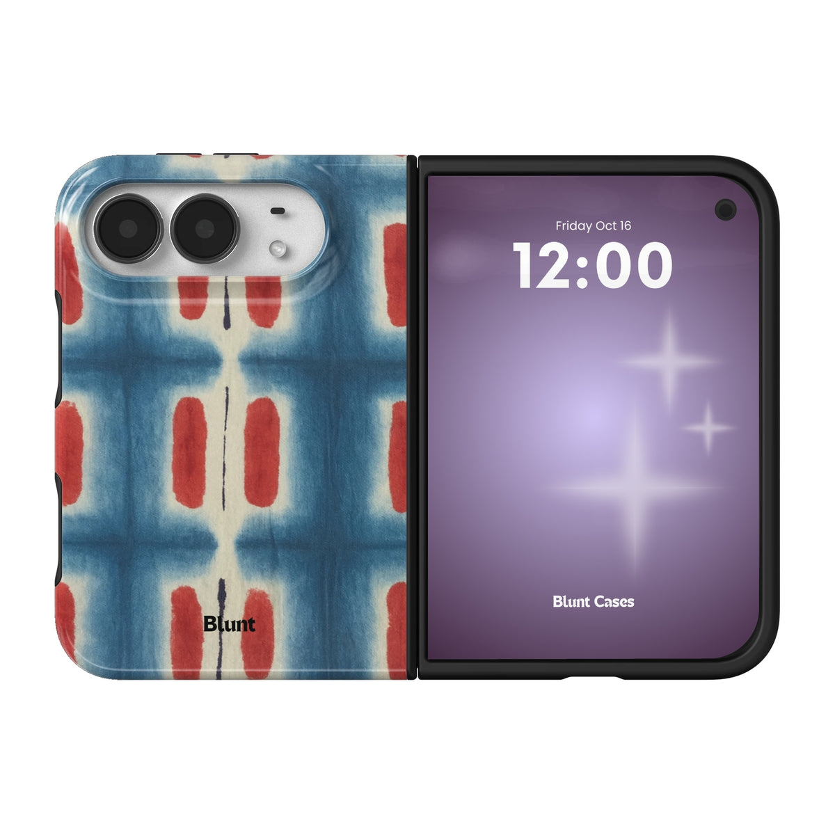 indigo-blocks-iphone-case iPhone 18 Duo case, view 1