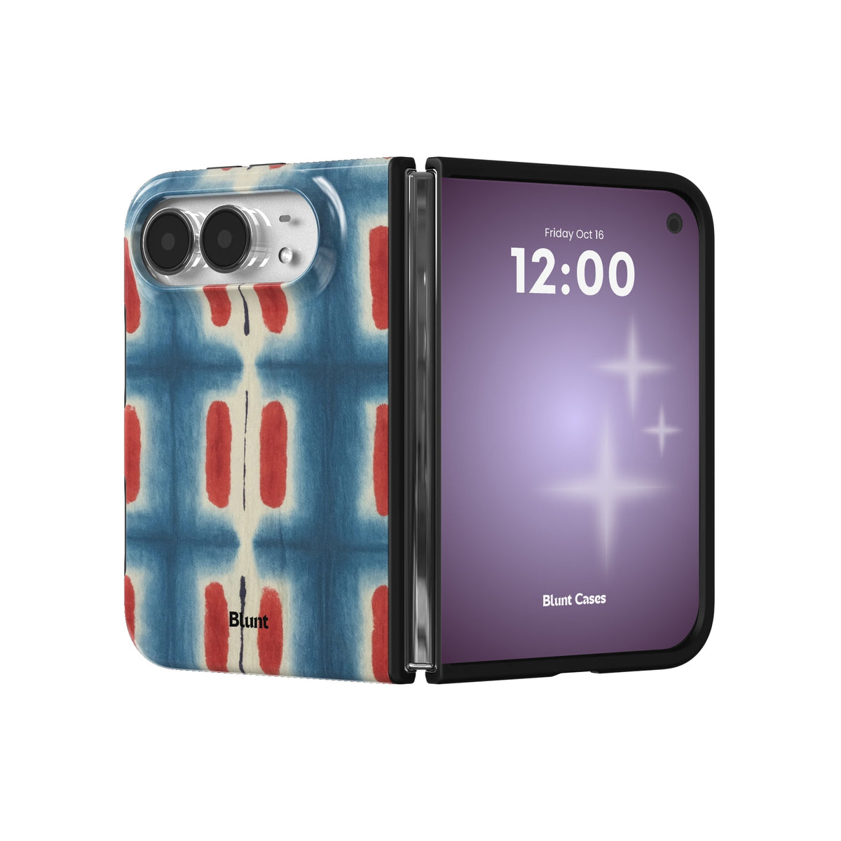 indigo-blocks-iphone-case iPhone 18 Duo case, view 3