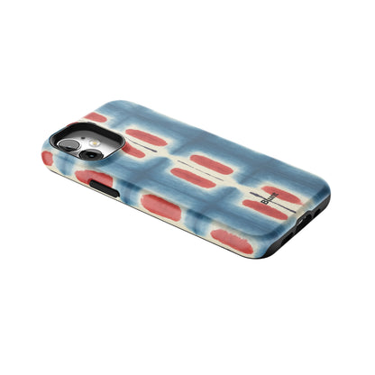Indigo Blocks iPhone Case gallery - Iphone_12_Mini_Air_Plus_2
