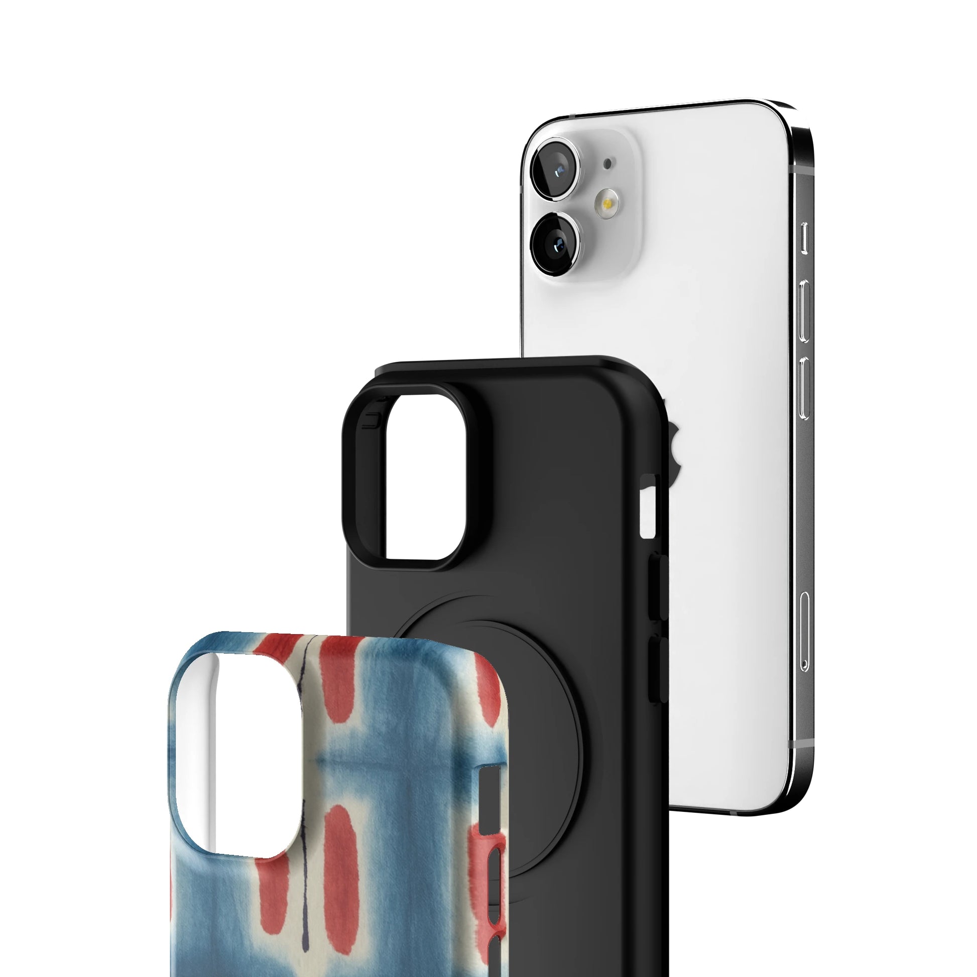 Indigo Blocks iPhone Case gallery - Iphone_12_Mini_Air_Plus_3