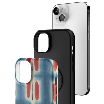 Indigo Blocks iPhone Case gallery - Iphone_14_Mini_Air_Plus_3