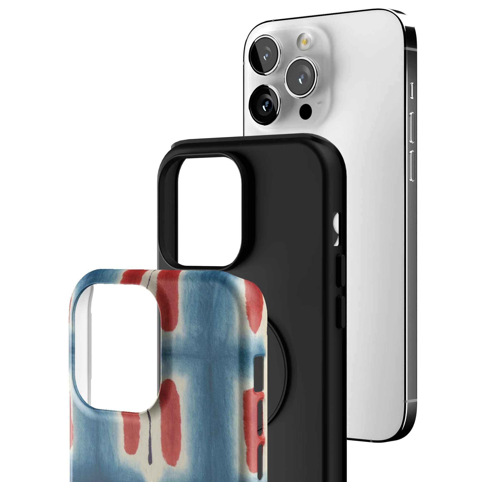 Indigo Blocks iPhone Case gallery - Iphone_14_Pro_Max_3