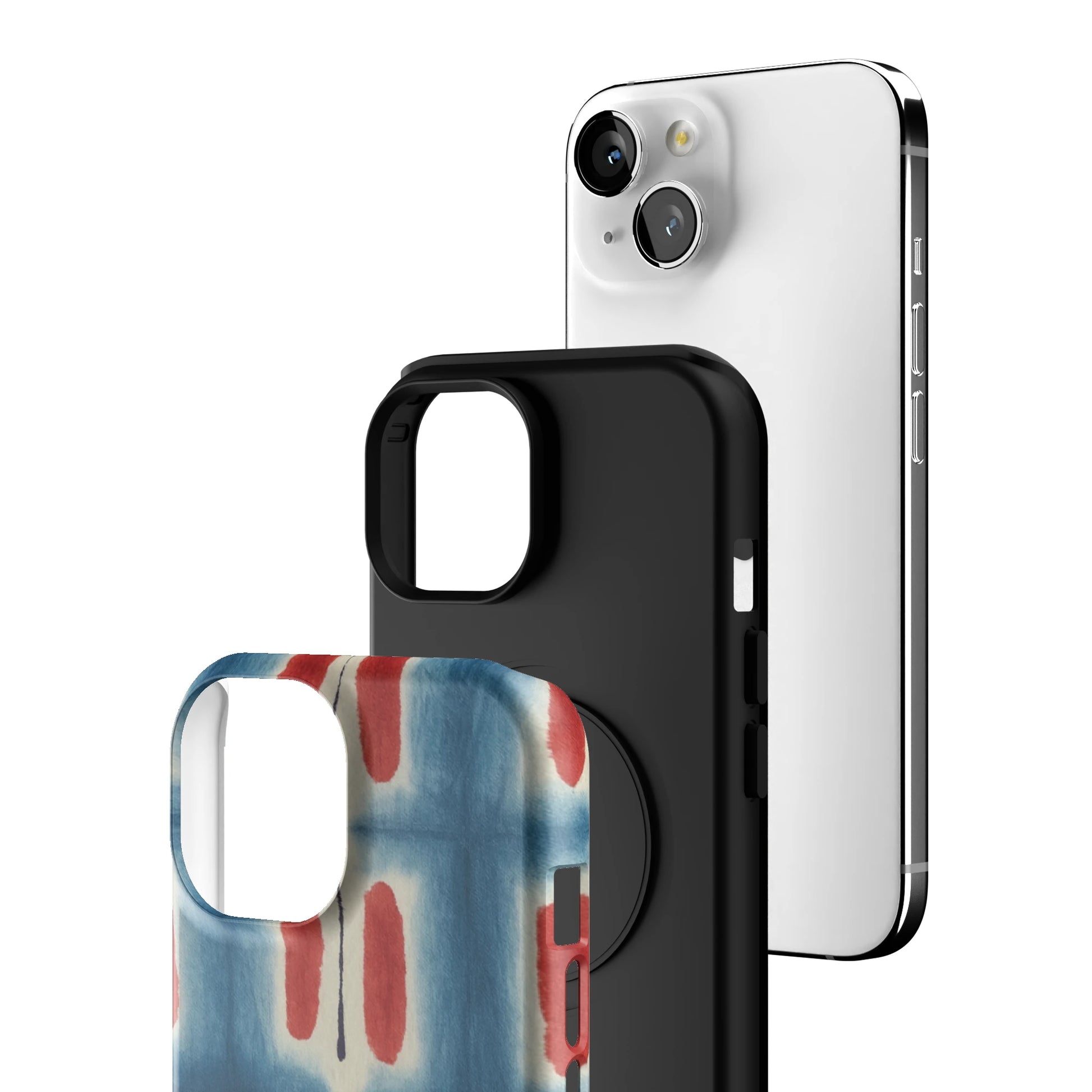 Indigo Blocks iPhone Case gallery - Iphone_15_Iphone_3