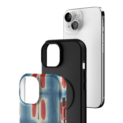 Indigo Blocks iPhone Case gallery - Iphone_15_Iphone_3
