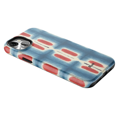 Indigo Blocks iPhone Case gallery - Iphone_15_Mini_Air_Plus_2