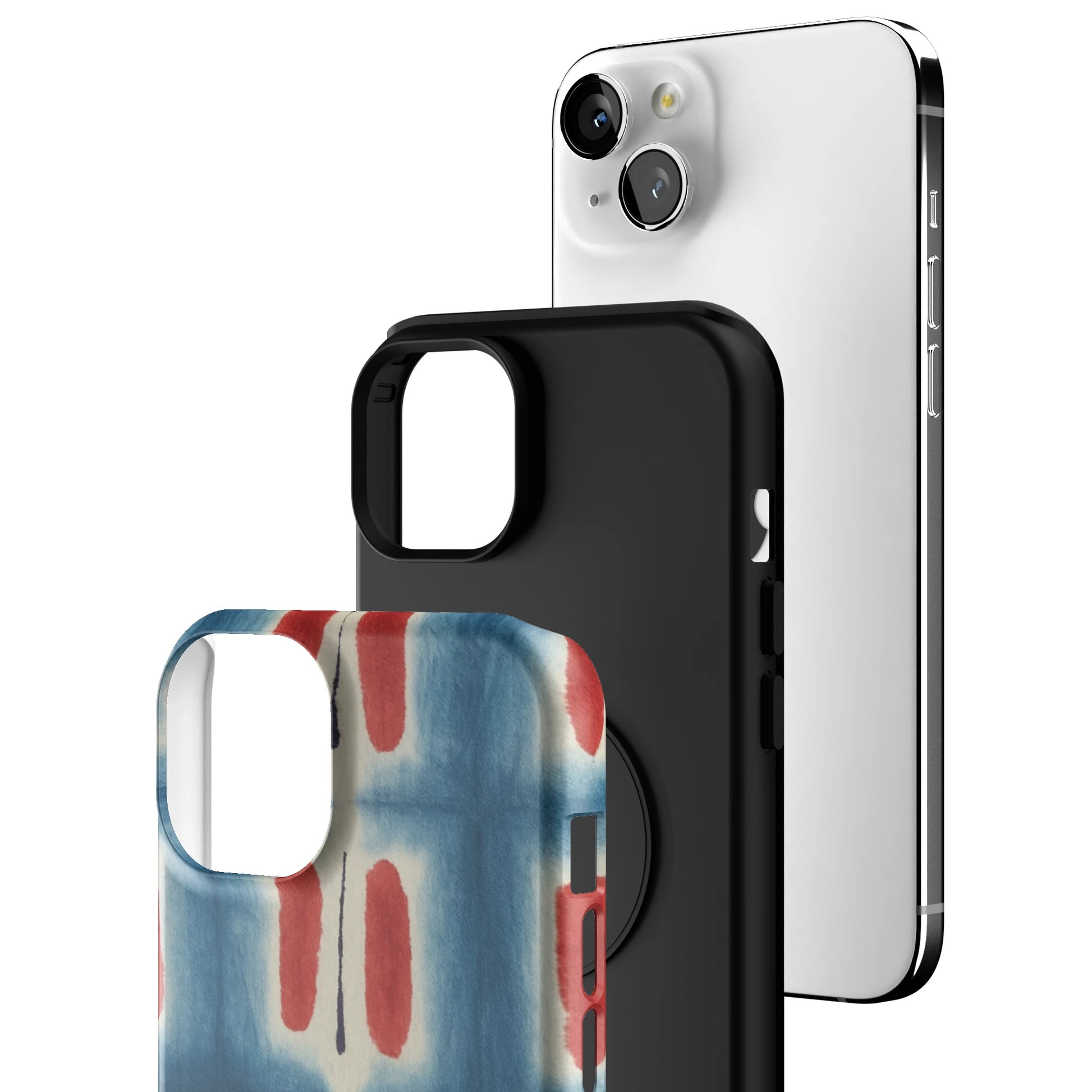 Indigo Blocks iPhone Case gallery - Iphone_15_Mini_Air_Plus_3