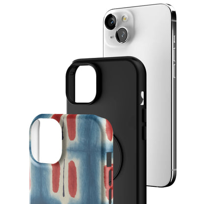 Indigo Blocks iPhone Case gallery - Iphone_15_Mini_Air_Plus_3