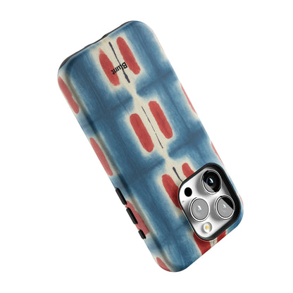 Indigo Blocks iPhone Case gallery - Iphone_15_Pro_5