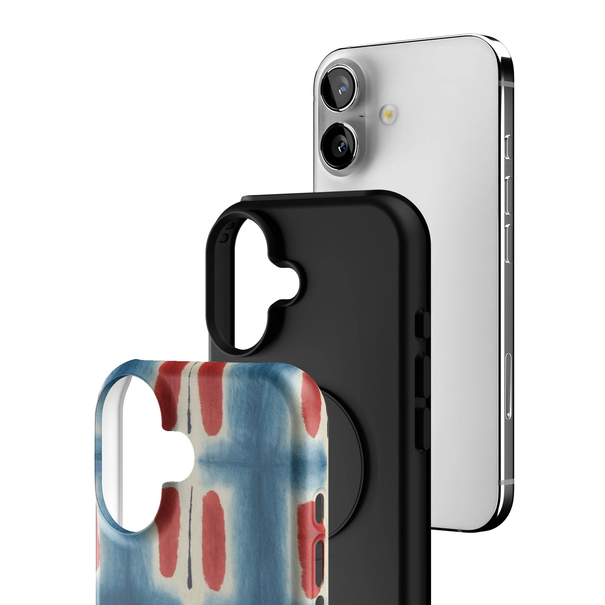 Indigo Blocks iPhone Case gallery - Iphone_16_Iphone_3