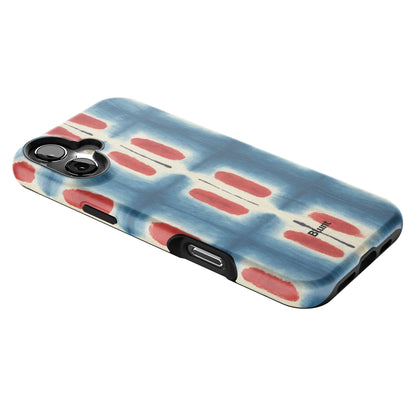 Indigo Blocks iPhone Case gallery - Iphone_16_Mini_Air_Plus_2